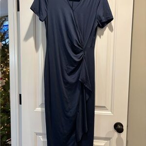 SHEIN Dark Blue Midi Dress